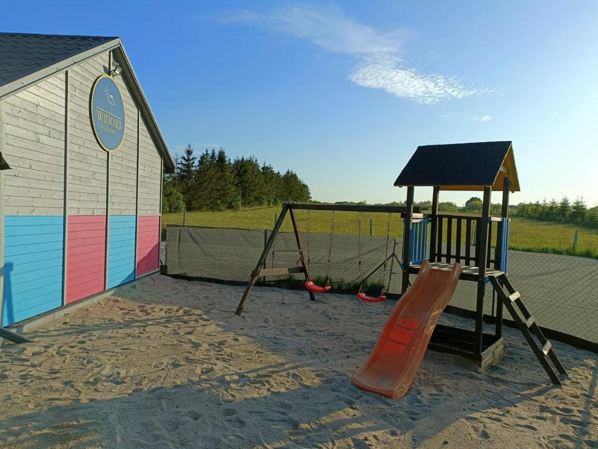 Widoki Rusinowo Domki Letniskowe Bagian luar foto